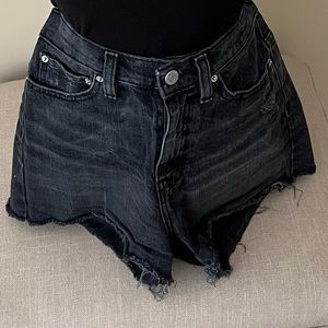 BDG Urban Outfitters Girlfriend Black Denim Shorts